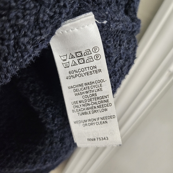 Artisan NY Cozy Knit Womens Sweater in Navy size XL - Picture 9 of 9